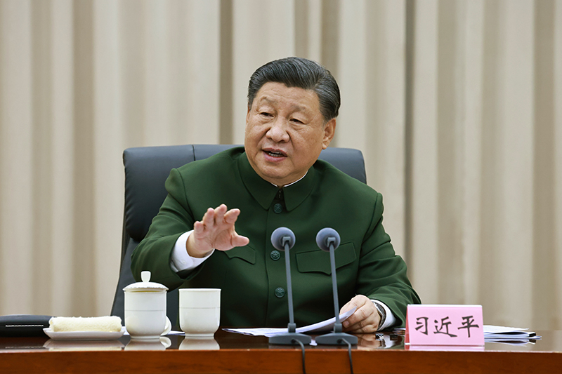 11月29日，中共中央總書記、國家主席、中央軍委主席習(xí)近平到武警海警總隊東海海區(qū)指揮部視察。這是習(xí)近平發(fā)表重要講話。